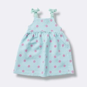 ZARA BABY TODDLER GIRLS JAQUARD POLKA DOT DRESS 4-5 YEARS